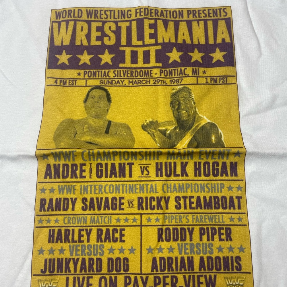 Wrestlemania T-shirt
